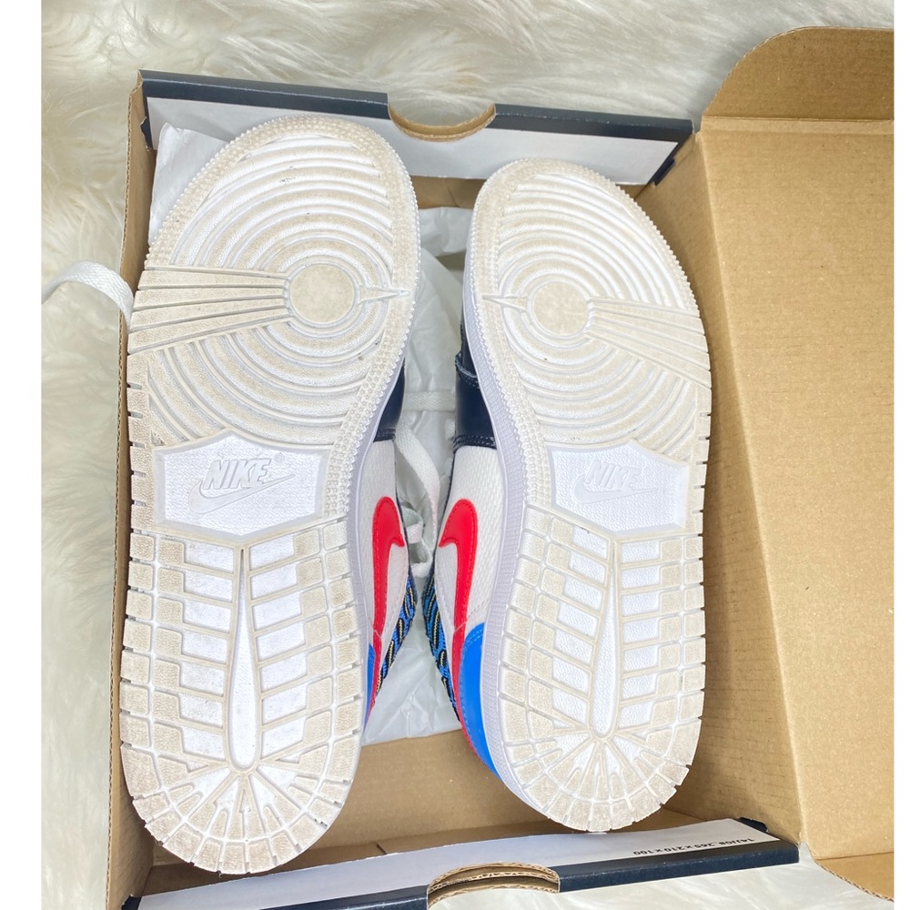 Air Jordan 1 Low GS "White Mesh / Multicolor - Picture 4 of 11